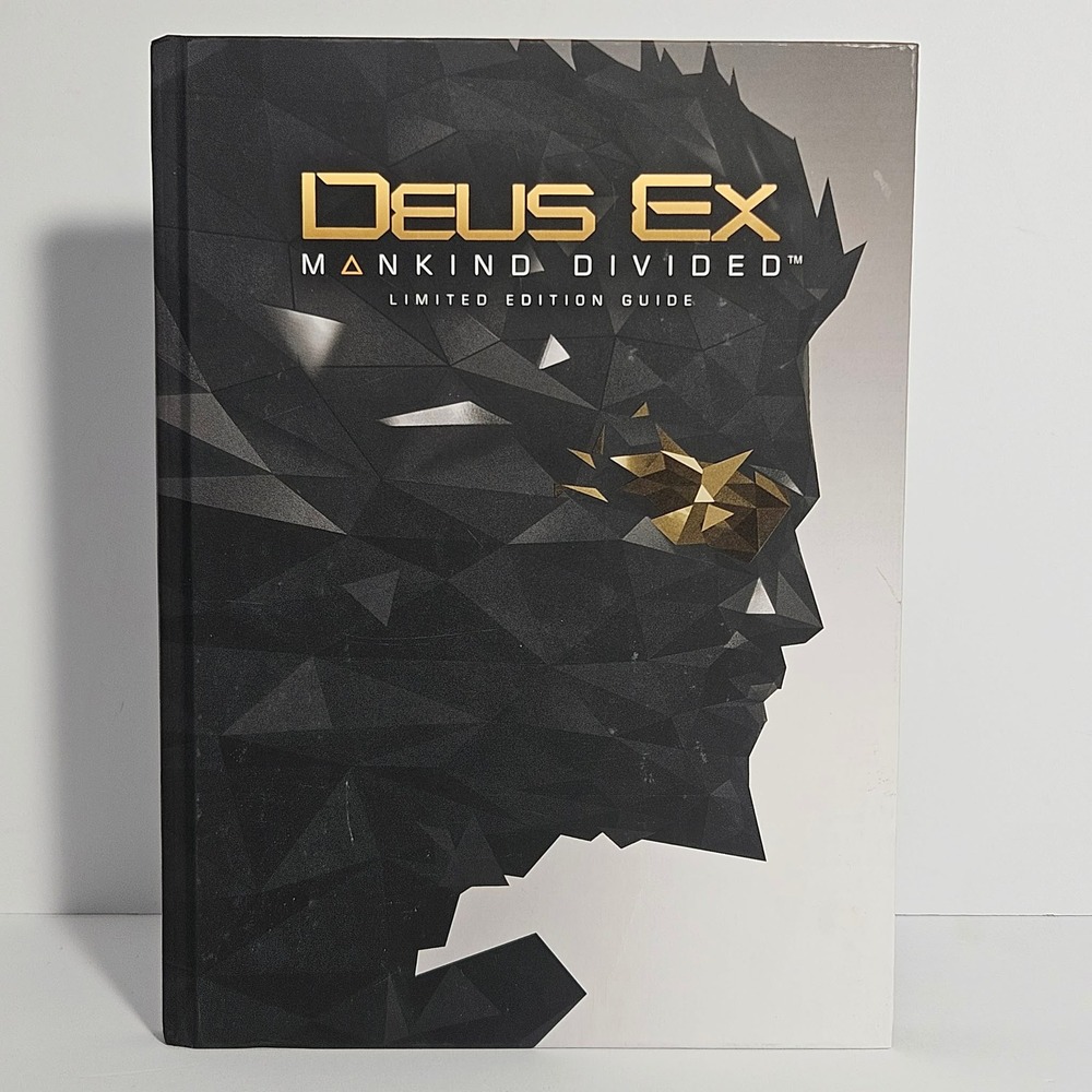 Deus Ex Mankind Divided Limited Edition Strategy Guide Prima Games Hardcover